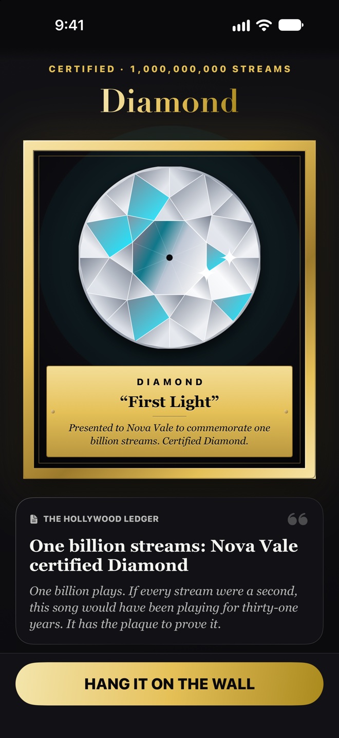 Diamond plaque